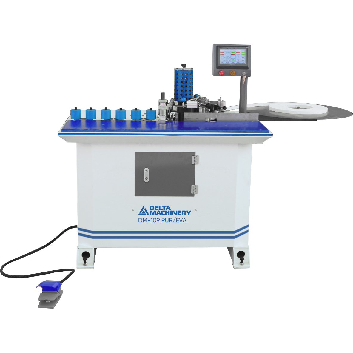 Кромкооблицовочный станок DELTAMACHINERY DM-109 PUR/EVA Кромкооблицовочный станок DELTAMACHINERY DM-109 PUR/EVA